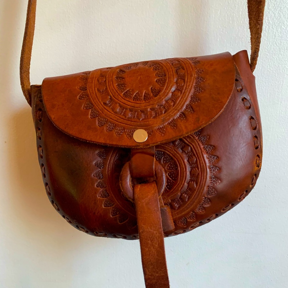 🤎Genuine Mexican Leather Crossbody Purse🤎